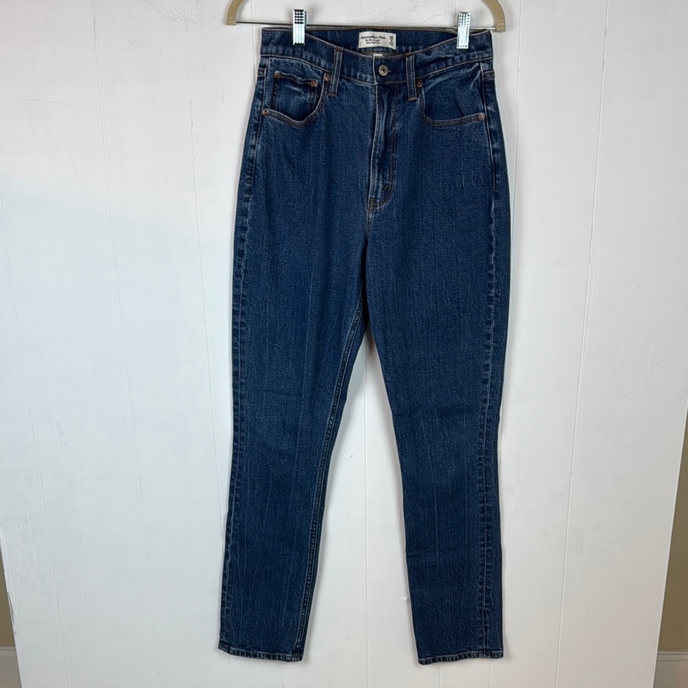 Abercrombie & Fitch Blue High Rise Jeans Size 28/6
